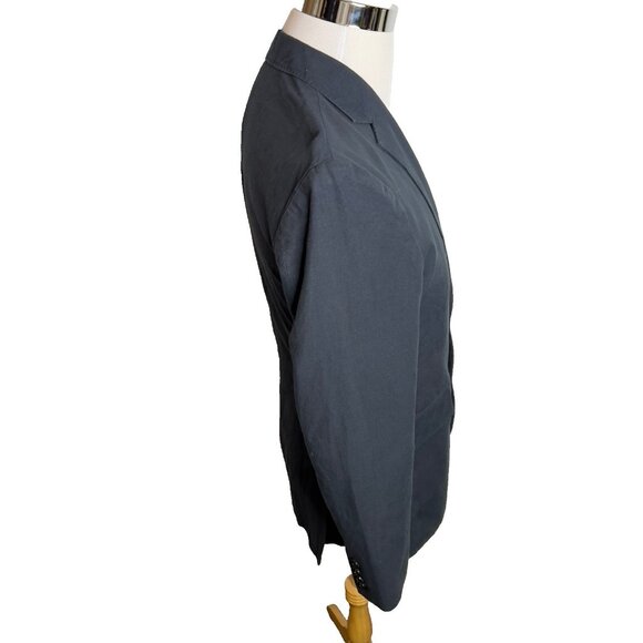 J.Crew $248 Ludlow Slim Fit Unstructured Suit Jacket Cotton Linen 39R AU428 Ink - Picture 9 of 13